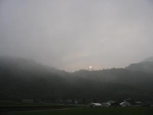 霧だ